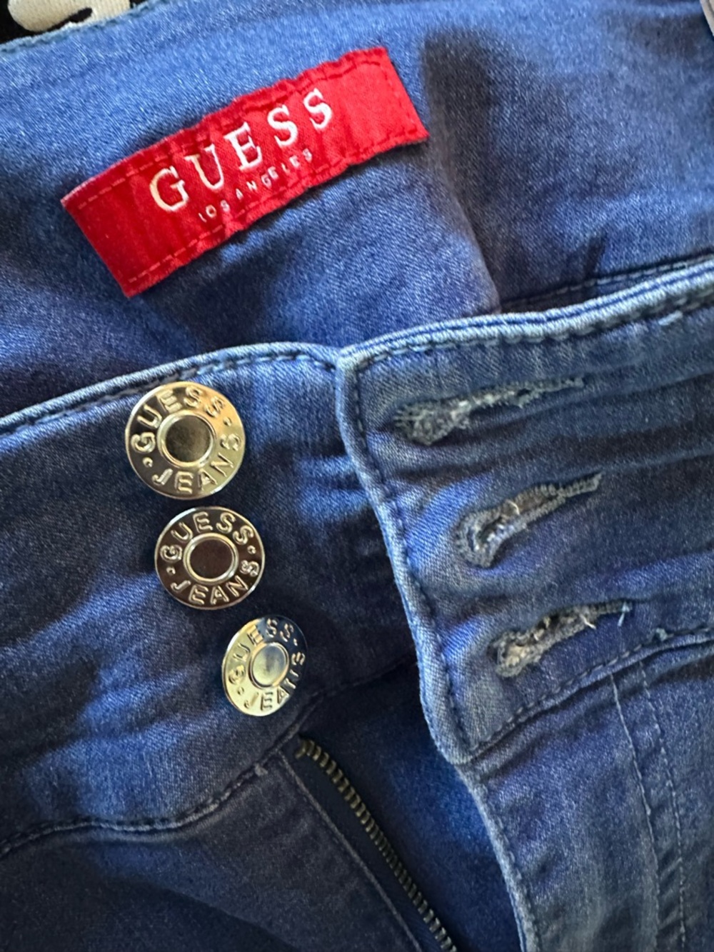 Guess High Rise Skinny Jeans Blue Size 31